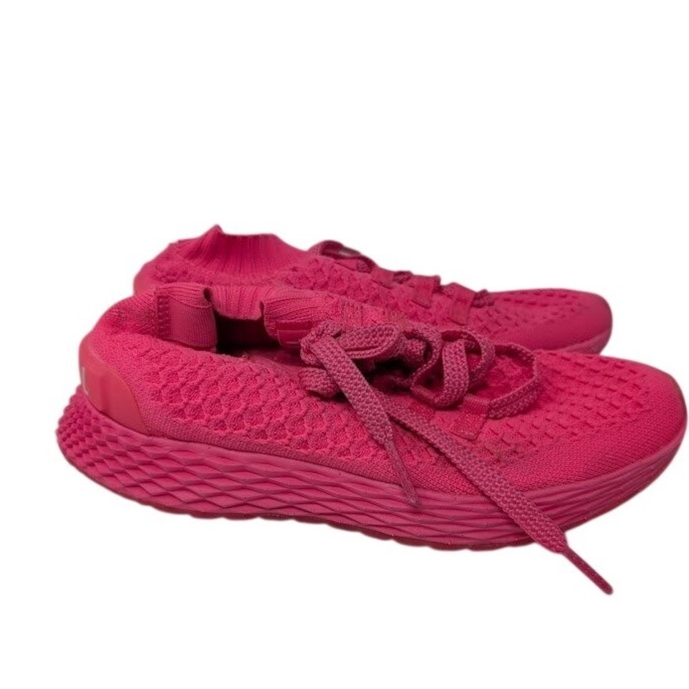 NOBULL Allday Knit Shoes Women's Size US 7.5 Pink Fuchsia Athletic Sneaker